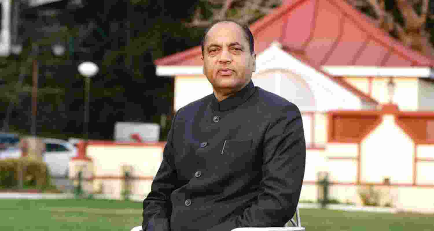 Former Himachal Pradesh Chief Minister and Leader of Opposition Jai Ram Thakur.. Former Himachal Pradesh Chief Minister and Leader of Opposition Jai Ram Thakur..