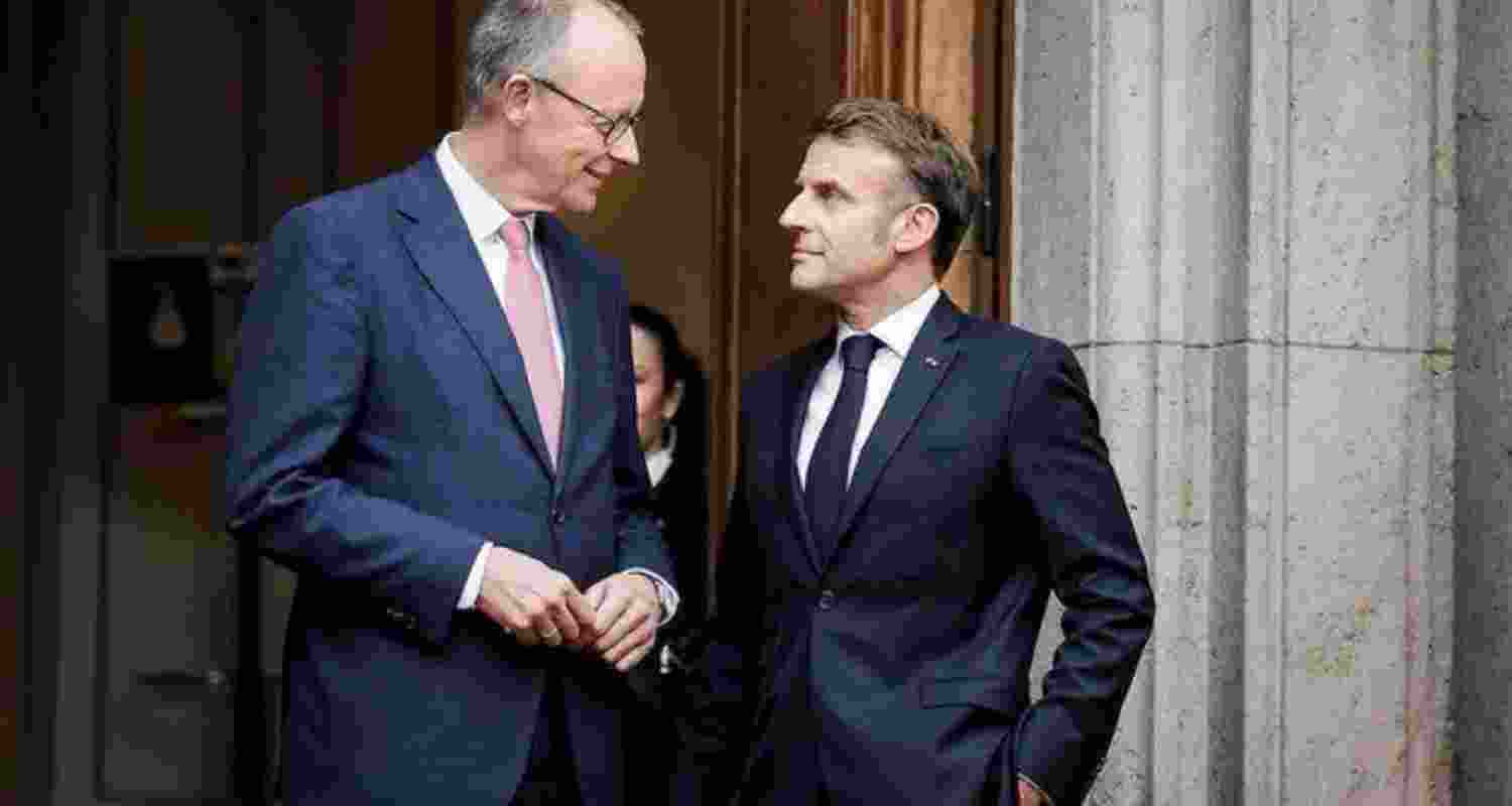 French President Emmanuel Macron is accused of undermining German Chancellor Friedrich Merz. French President Emmanuel Macron is accused of undermining German Chancellor Friedrich Merz.