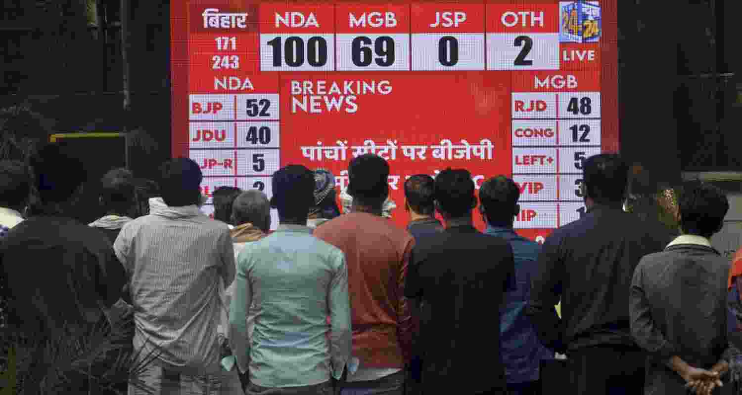 With the opposition INDIA bloc being ahead in 56 constituencies, the party began asserting confidence in their prospects in the elections With the opposition INDIA bloc being ahead in 56 constituencies, the party began asserting confidence in their prospects in the elections