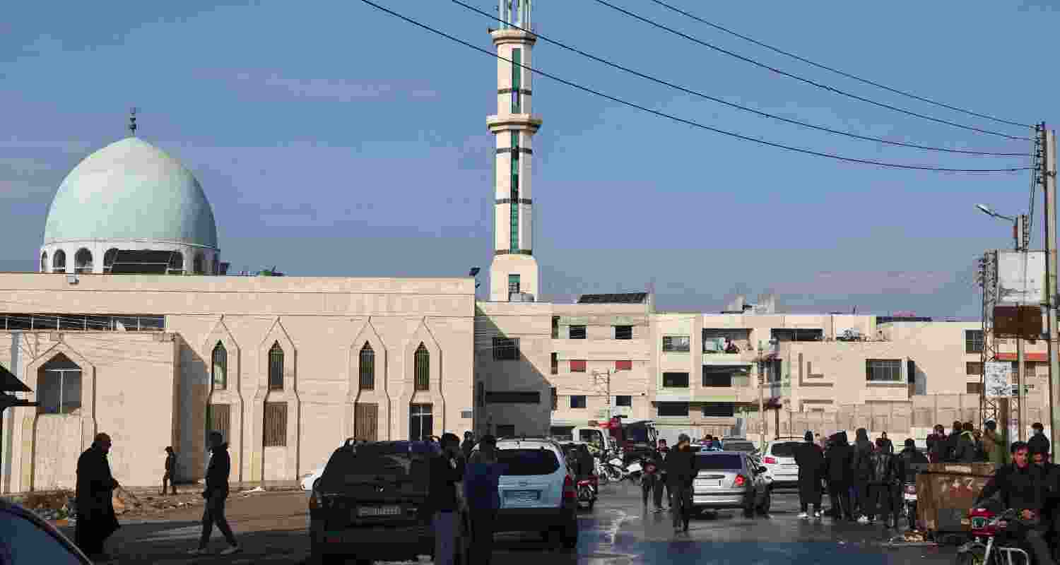 A security cordon was placed around the building, which is in an area of the Wadi al-Dhahab neighbourhood dominated by the Alawite minority A security cordon was placed around the building, which is in an area of the Wadi al-Dhahab neighbourhood dominated by the Alawite minority