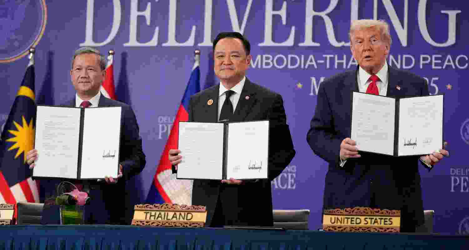 US President Donald Trump’s first stop at Malaysia during his Asia tour was marked by signing a trade agreement and a critical minerals deal with Malaysian Prime Minister, Anwar Ibrahim US President Donald Trump’s first stop at Malaysia during his Asia tour was marked by signing a trade agreement and a critical minerals deal with Malaysian Prime Minister, Anwar Ibrahim