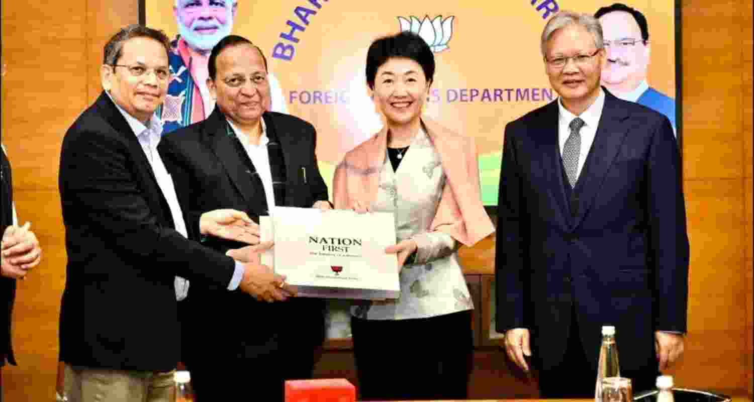 However, the meeting was met with criticism by the Opposition, with Congress leader, Supriya Shrinate, taking a jibe at the BJP, saying that while “China settles villages in Arunachal Pradesh”, hugs were being exchanged here However, the meeting was met with criticism by the Opposition, with Congress leader, Supriya Shrinate, taking a jibe at the BJP, saying that while “China settles villages in Arunachal Pradesh”, hugs were being exchanged here