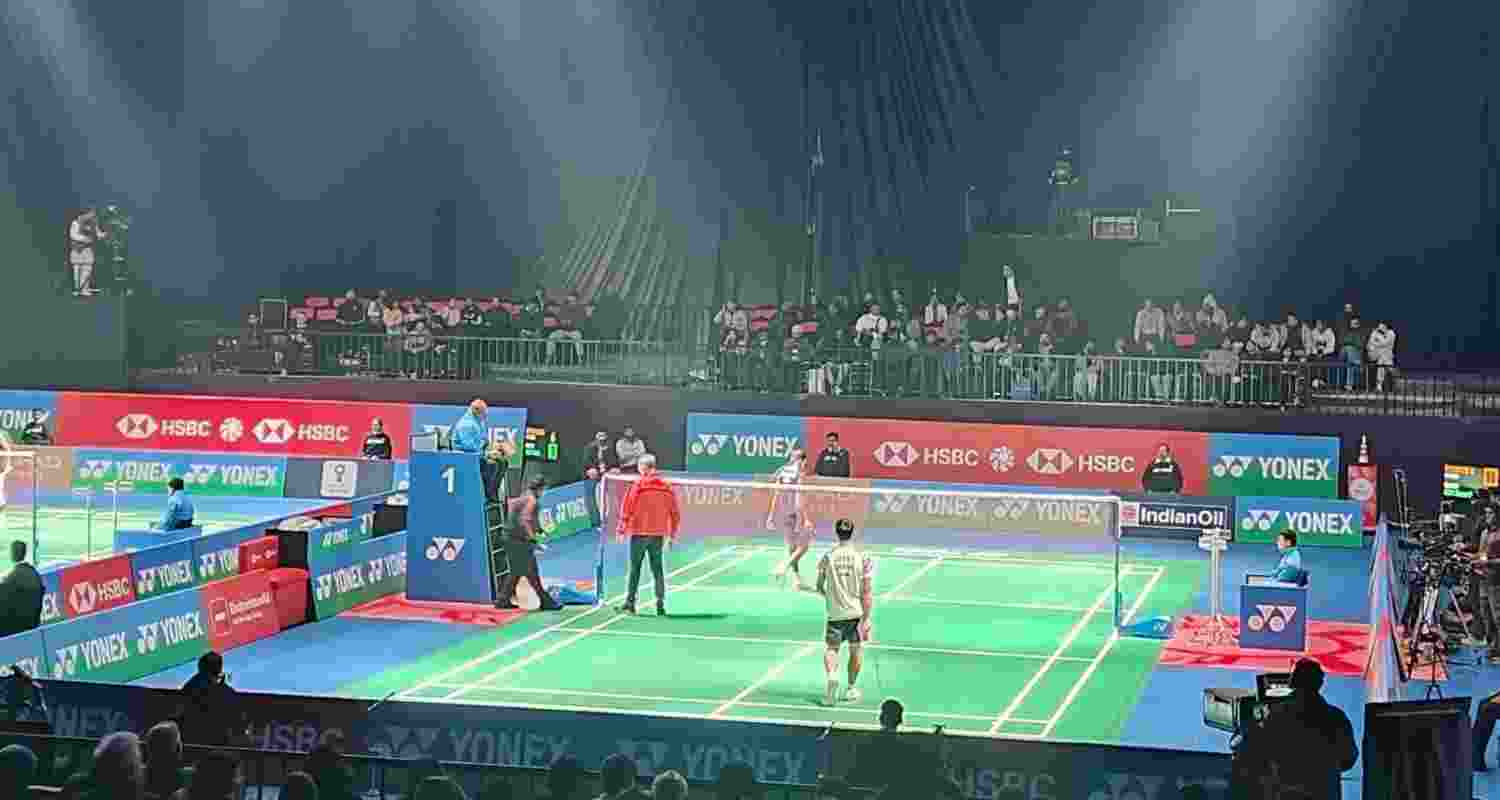 The unusual interruptions occurred on the third day of the event at the Indira Gandhi Indoor Stadium in New Delhi on Thursday. The unusual interruptions occurred on the third day of the event at the Indira Gandhi Indoor Stadium in New Delhi on Thursday.