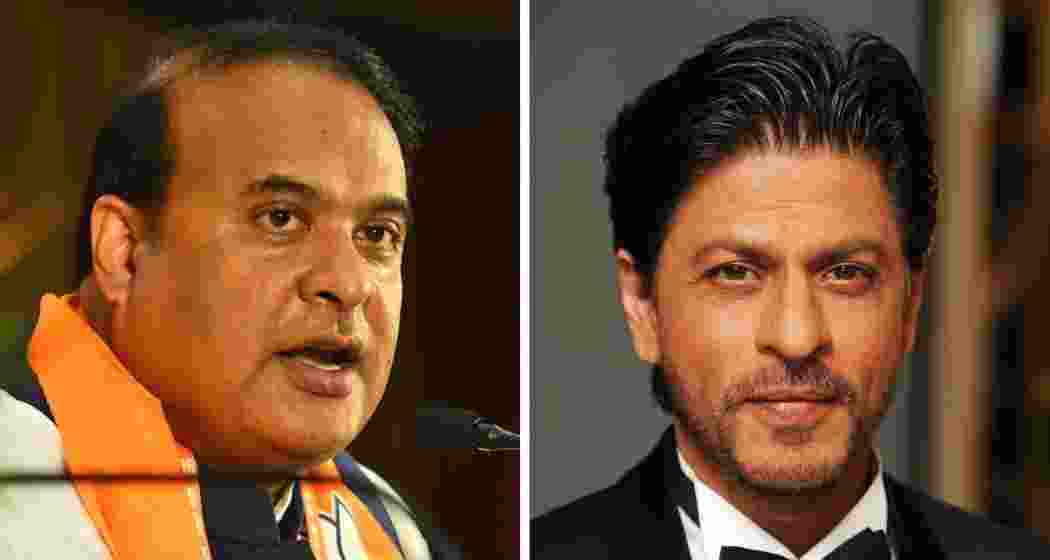 Assam CM Himanta Biswa Sarma and iconic Bollywood actor Shah Rukh Khan. (File photos) Assam CM Himanta Biswa Sarma and iconic Bollywood actor Shah Rukh Khan. (File photos)