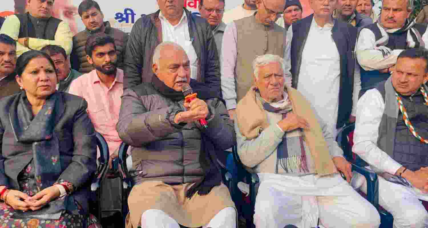 Former chief minister Bhupinder Singh Hooda Former chief minister Bhupinder Singh Hooda