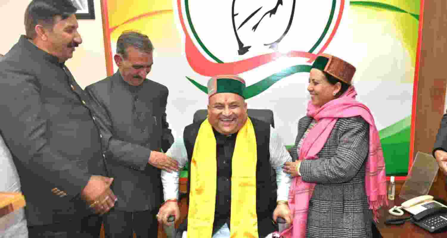 Vinay Kumar takes charge as Himachal Congress chief. Vinay Kumar takes charge as Himachal Congress chief.