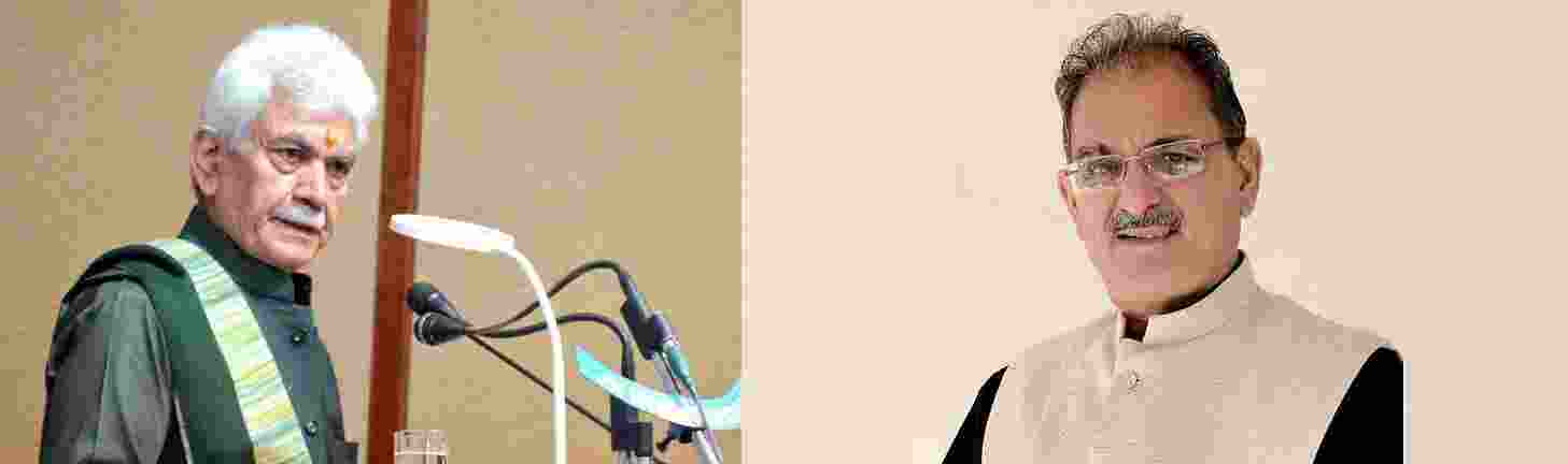 Ladakh LG hails inauguration of BRO projects, LG Sinha thanks DM Ladakh LG hails inauguration of BRO projects, LG Sinha thanks DM