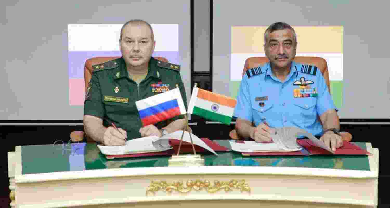 India & Russia reaffirm commitment to Special & Privileged Strategic Partnership at 5th Military Cooperation Working Group. India & Russia reaffirm commitment to Special & Privileged Strategic Partnership at 5th Military Cooperation Working Group.