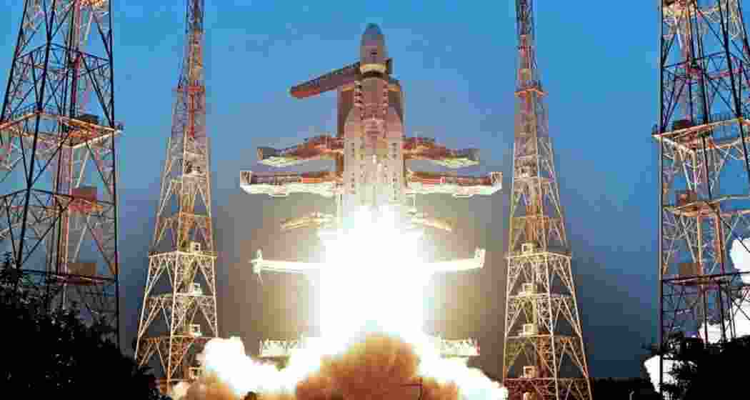 Indian Space Research Organisation (ISRO) launches LVM3-M5 carrying the CMS-03 communication satellite from Satish Dhawan Space Centre, in Sriharikota, Andhra Pradesh, on November 2, 2025. (ISRO-X/ANI Photo) Indian Space Research Organisation (ISRO) launches LVM3-M5 carrying the CMS-03 communication satellite from Satish Dhawan Space Centre, in Sriharikota, Andhra Pradesh, on November 2, 2025. (ISRO-X/ANI Photo)