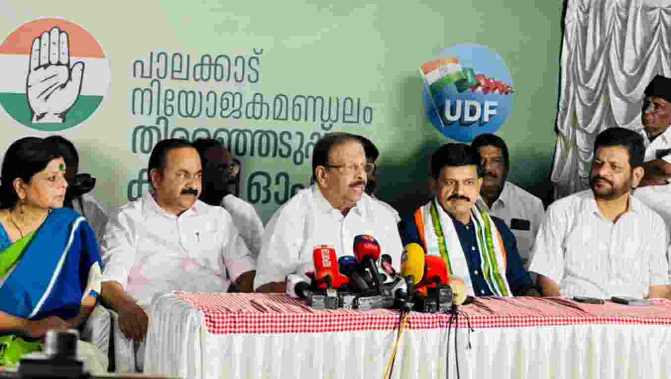 BJP's Sandeep Varier joins Congress ahead of Palakkad bypoll
BJP's Sandeep Varier joins Congress ahead of Palakkad bypoll