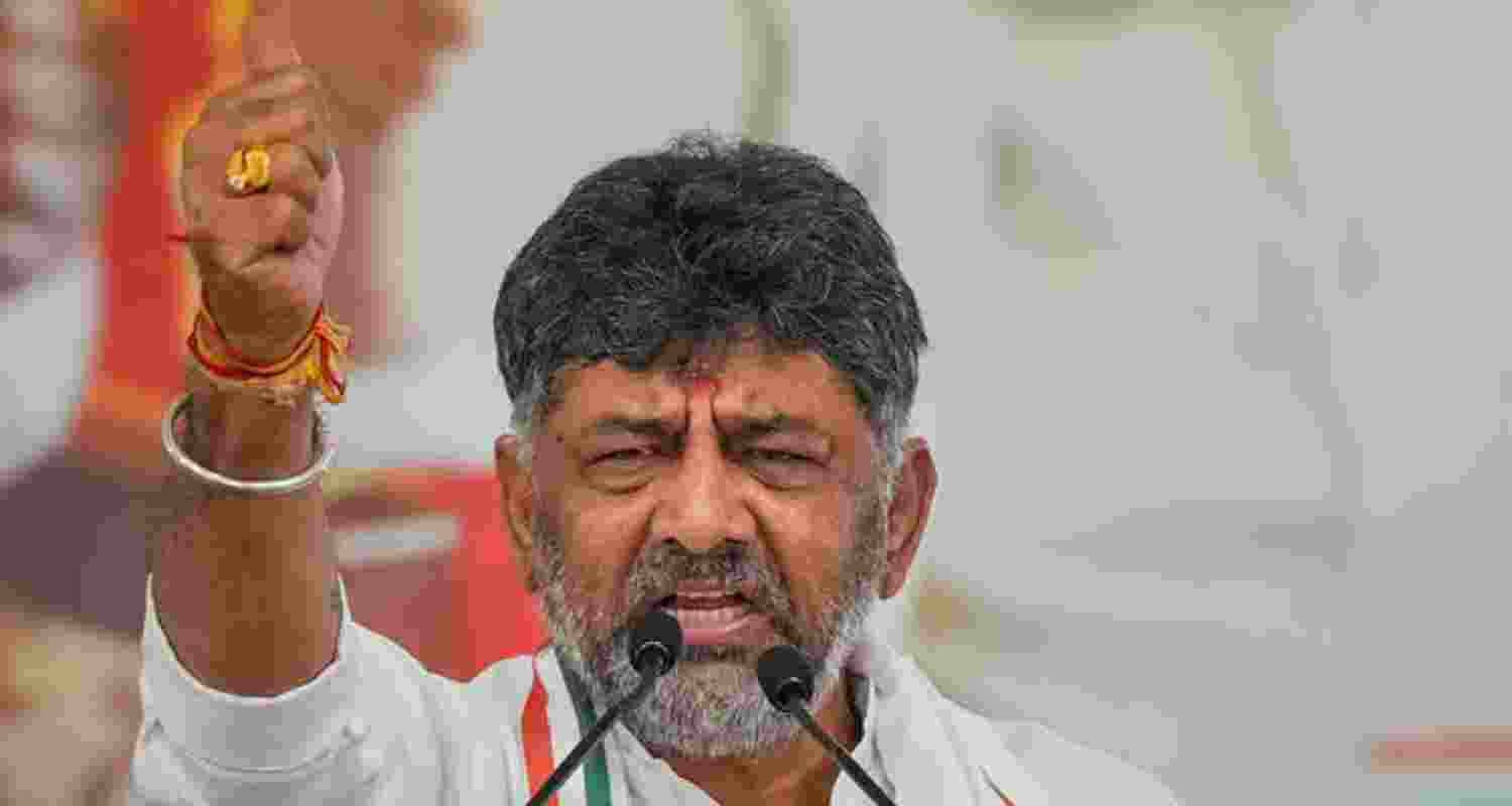 Karnataka Deputy Chief Minister DK Shivakumar. Karnataka Deputy Chief Minister DK Shivakumar.