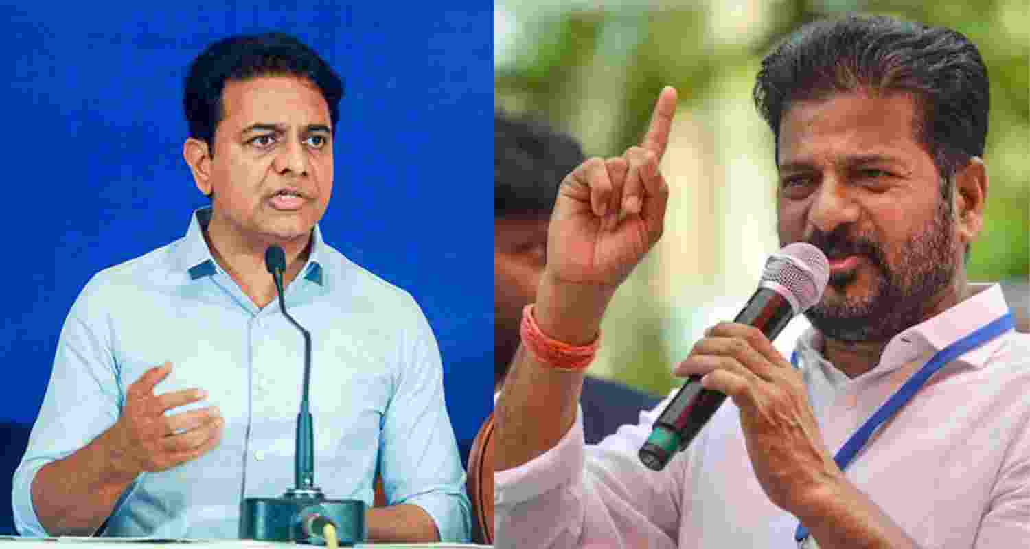 KTR questions Revanth's loyalty towards Telangana KTR questions Revanth's loyalty towards Telangana