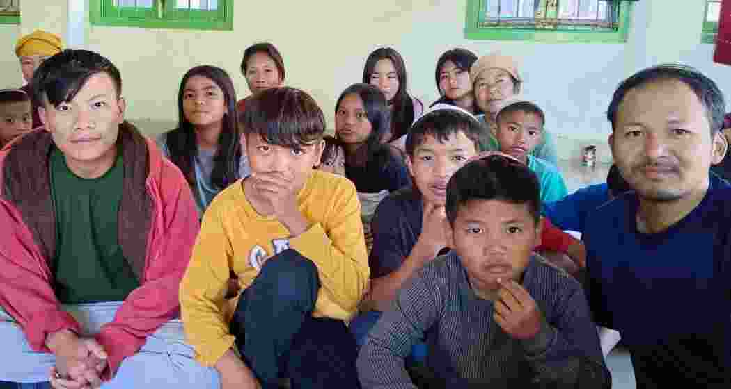 Bnei Menashe boys and girls in Churachandpur district of Manipur, members of the community set to migrate to Israel as part of a historic resettlement plan over the next five years. Bnei Menashe boys and girls in Churachandpur district of Manipur, members of the community set to migrate to Israel as part of a historic resettlement plan over the next five years.