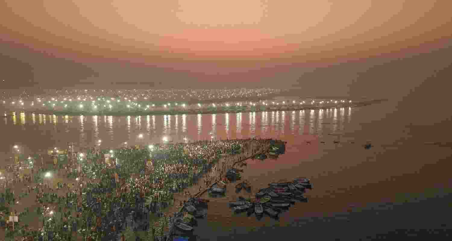 Divisional Commissioner, Saumya Agrawal, said the Magh Mela has been organised across 800 hectares in seven sectors, comprising more than 25,000 toilets and over 3,500 sanitation workers deployed Divisional Commissioner, Saumya Agrawal, said the Magh Mela has been organised across 800 hectares in seven sectors, comprising more than 25,000 toilets and over 3,500 sanitation workers deployed