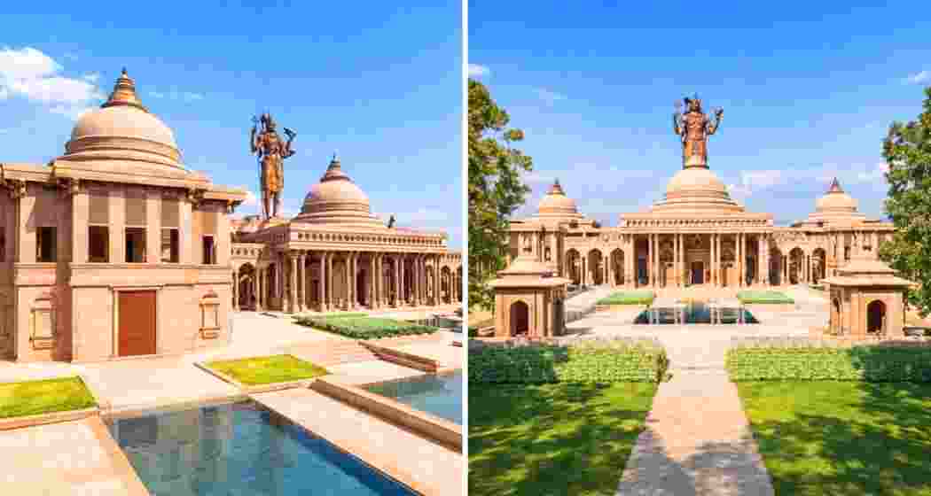 Artist’s impression of the proposed Mahakal Mahatirtha Mandir in Siliguri, featuring the planned 216-ft Mahakal statue and sprawling temple complex. Artist’s impression of the proposed Mahakal Mahatirtha Mandir in Siliguri, featuring the planned 216-ft Mahakal statue and sprawling temple complex.