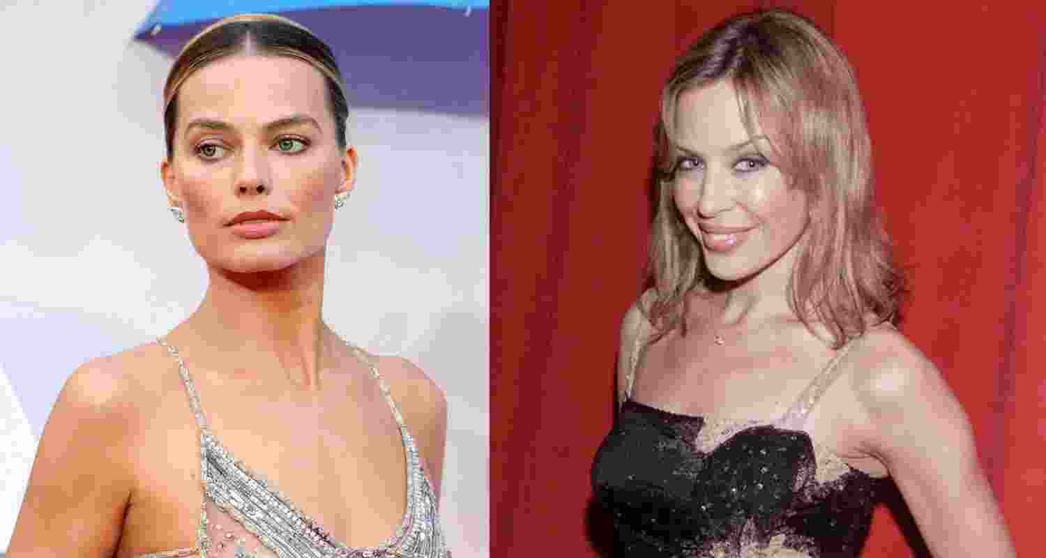 Actress Margot Robbie (left) and singer Kylie Minogue. File photos. Actress Margot Robbie (left) and singer Kylie Minogue. File photos.