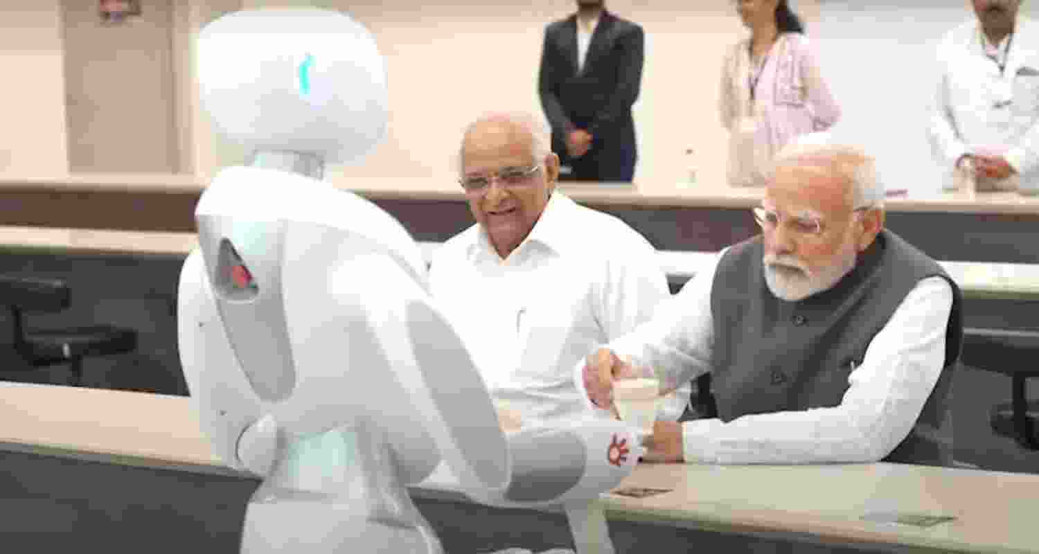 Several tech moguls have met Prime Minister Narendra Modi in the last few days. Several tech moguls have met Prime Minister Narendra Modi in the last few days.