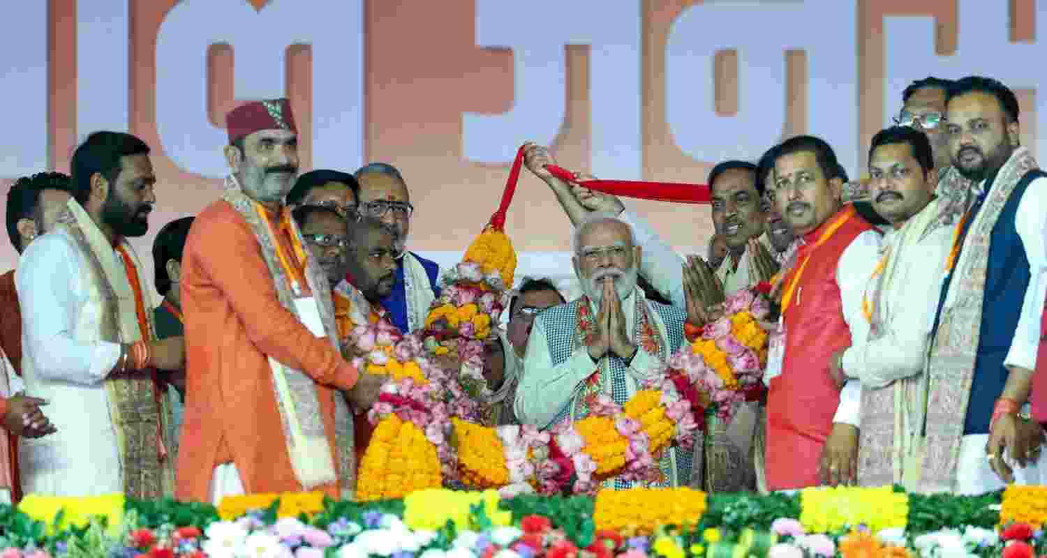 Prime Minister Narendra Modi addresses a rally during the Bihar Assembly elections, in Araria. Prime Minister Narendra Modi addresses a rally during the Bihar Assembly elections, in Araria.