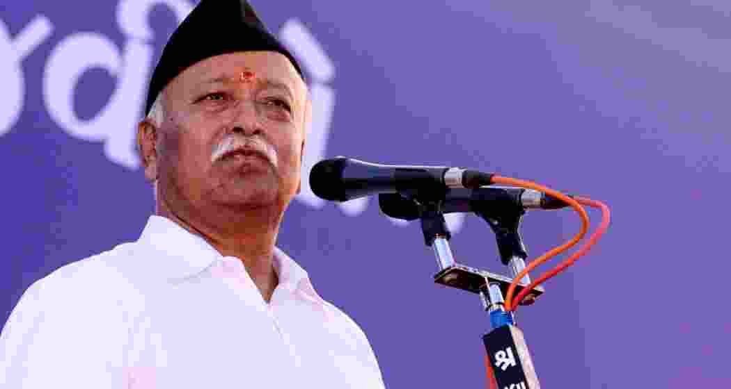 A file photo of RSS chief Mohan Bhagwat. A file photo of RSS chief Mohan Bhagwat.