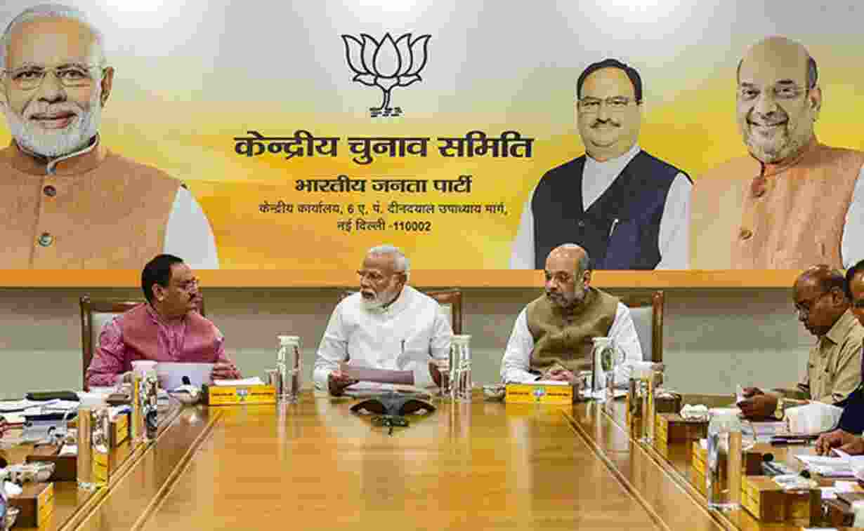 BJP's poll body meets to finalise candidates for Delhi polls BJP's poll body meets to finalise candidates for Delhi polls