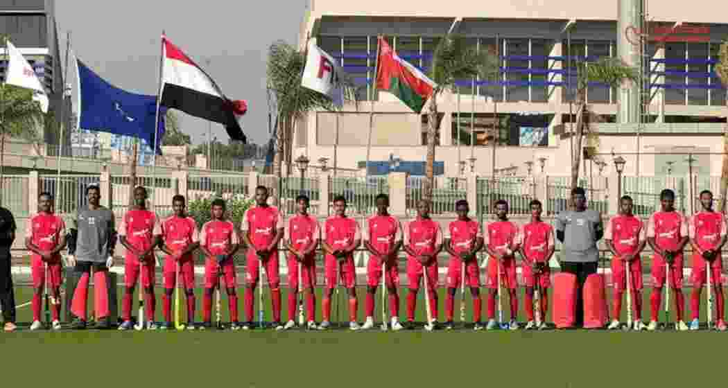 A file photograph of Oman's junior hockey team. A file photograph of Oman's junior hockey team.