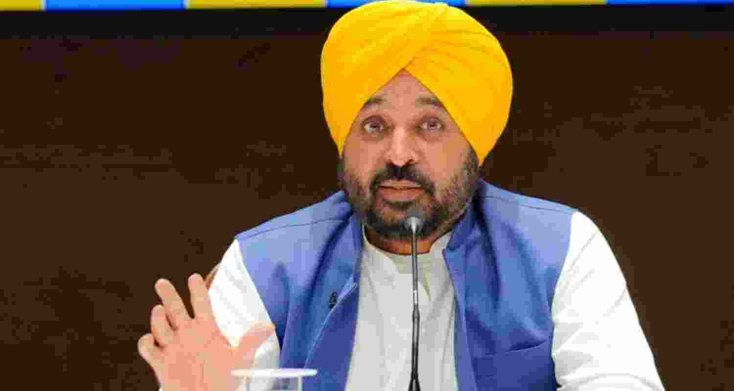 Punjab CM Bhagwant Mann. Punjab CM Bhagwant Mann.