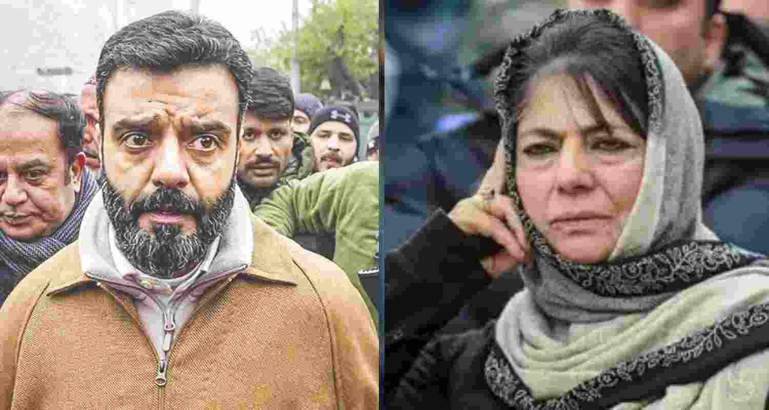 PDP chief Mehbooba Mufti and NC MP Aga Syed Ruhullah Mehdi PDP chief Mehbooba Mufti and NC MP Aga Syed Ruhullah Mehdi