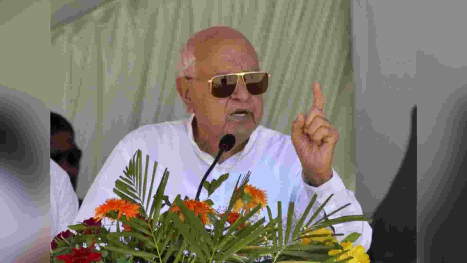 Farooq Abdullah says PM should have spoken about J&K statehood Farooq Abdullah says PM should have spoken about J&K statehood