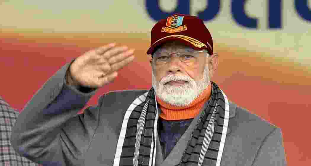 Prime Minister Narendra Modi salutes NCC cadets during the Annual NCC PM Rally at Cariappa Parade Ground in New Delhi, marking the culmination of the Republic Day Camp 2026. Prime Minister Narendra Modi salutes NCC cadets during the Annual NCC PM Rally at Cariappa Parade Ground in New Delhi, marking the culmination of the Republic Day Camp 2026.