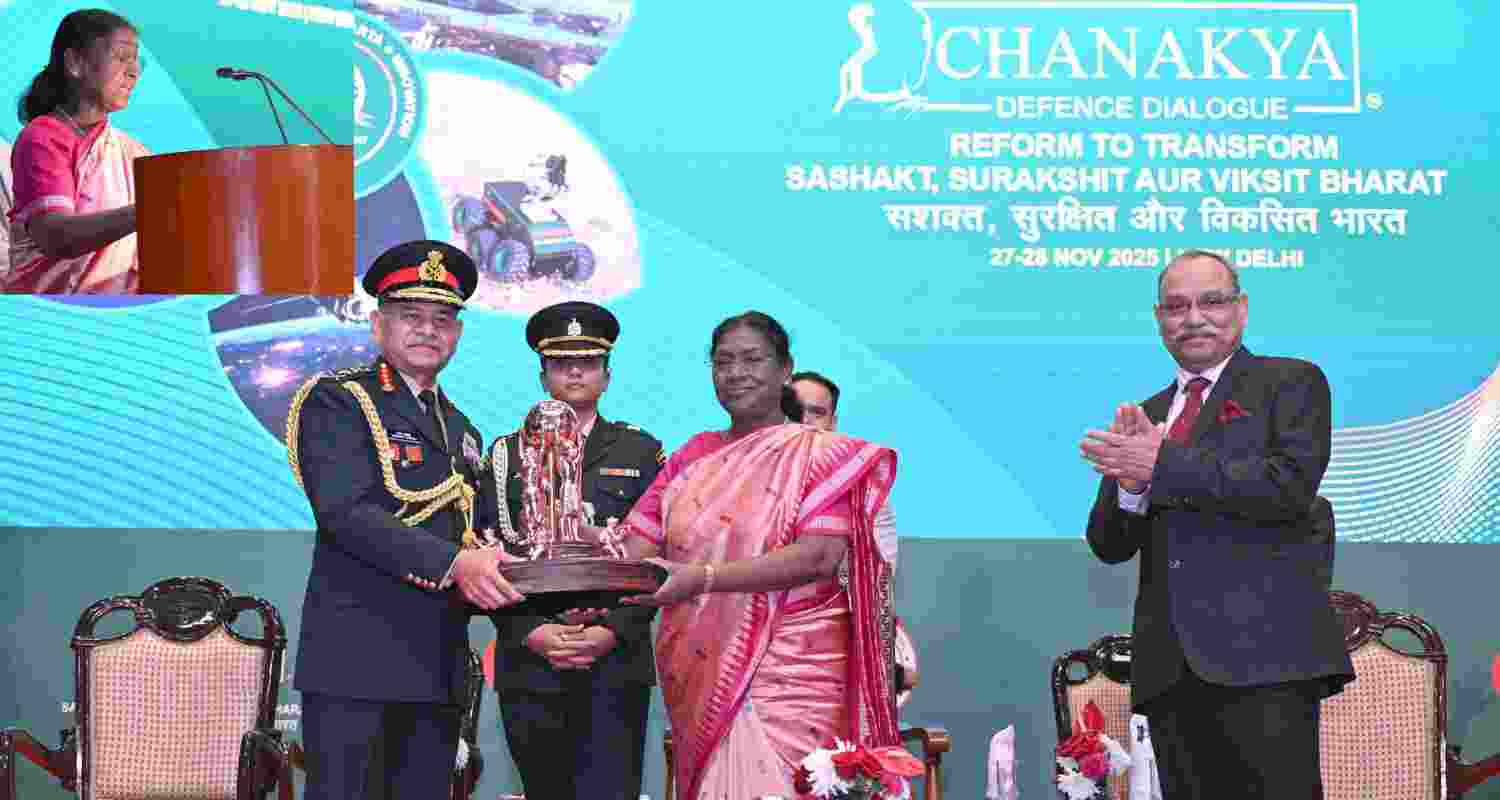 President Murmu hails Operation Sindoor as a defining moment in India’s counter-terror strategy. She was speaking at the Chanakya Defence Dialogue. President Murmu hails Operation Sindoor as a defining moment in India’s counter-terror strategy. She was speaking at the Chanakya Defence Dialogue.