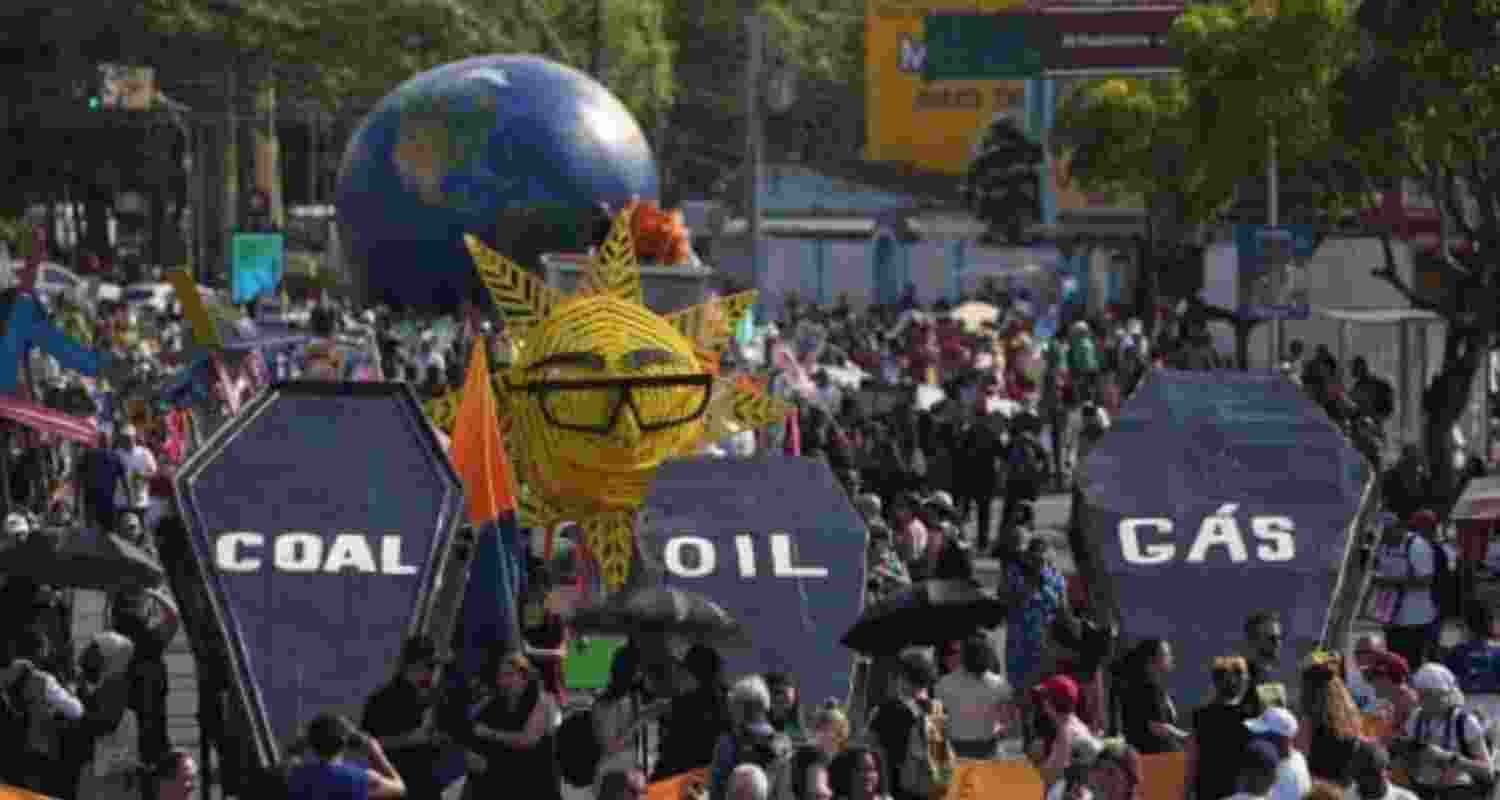 Thousands of people marched through the streets of Belem on Saturday to press for action from negotiators holding tough talks at the United Nations’ Cop30 climate conference in the Amazonian city. Thousands of people marched through the streets of Belem on Saturday to press for action from negotiators holding tough talks at the United Nations’ Cop30 climate conference in the Amazonian city.