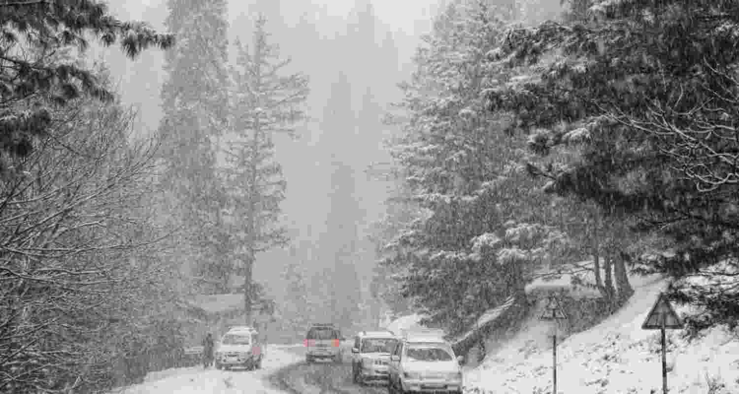 Kashmir's higher reaches get blanketed with fresh snowfall Kashmir's higher reaches get blanketed with fresh snowfall