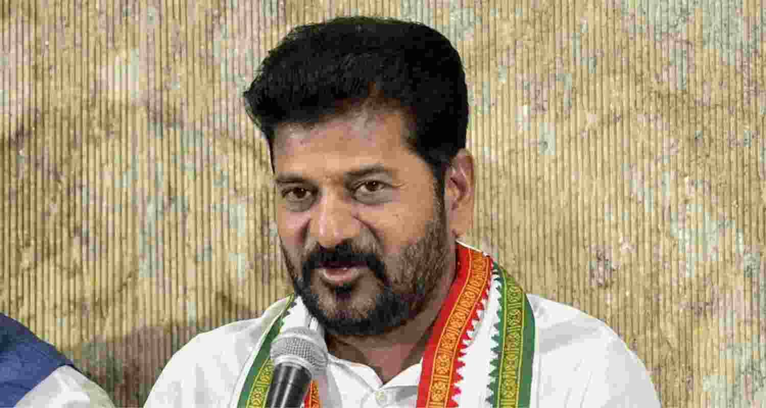 Telangana Chief Minister A Revanth Reddy - file image. Telangana Chief Minister A Revanth Reddy - file image.