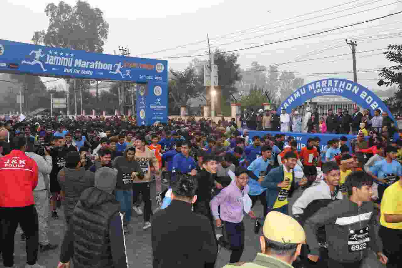 Jammu marathon sees participation doubled over previous years Jammu marathon sees participation doubled over previous years