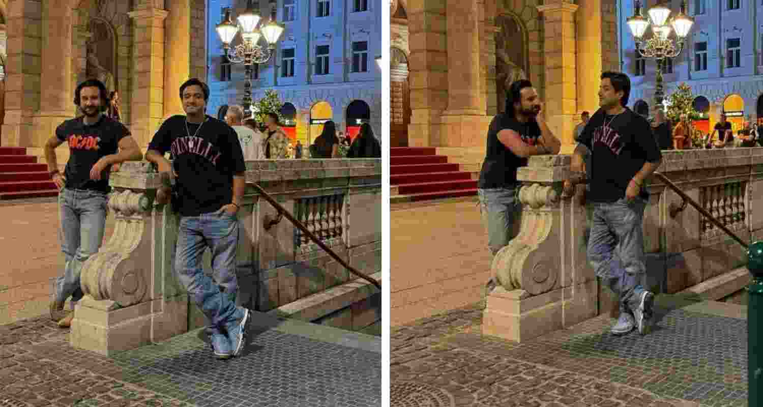 Saif Ali Khan with Filmmaker Siddharth Anand. Saif Ali Khan with Filmmaker Siddharth Anand.