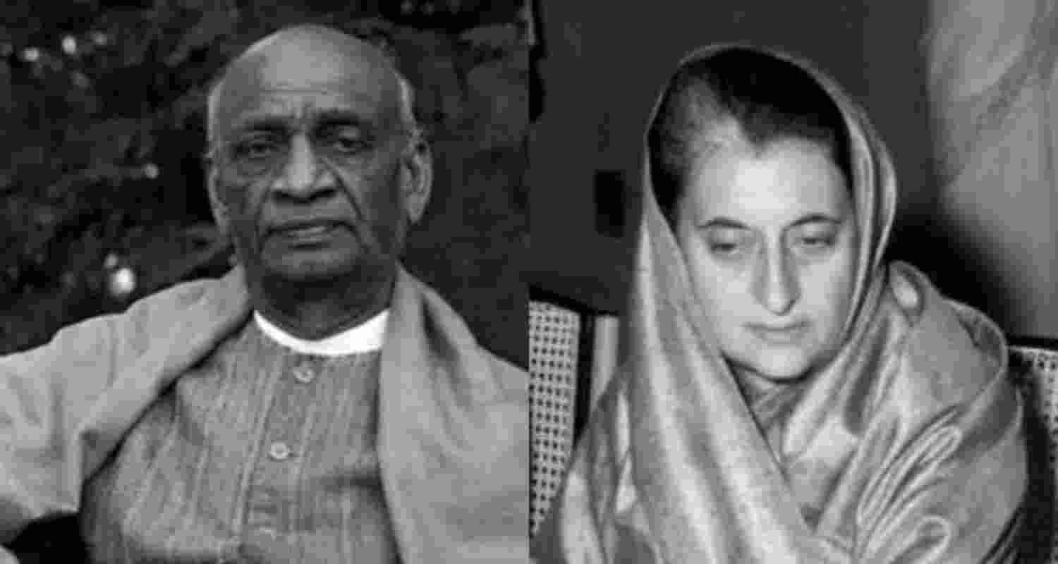 Sardar Vallabhbhai Patel and  Ms Indira Gandhi. Sardar Vallabhbhai Patel and  Ms Indira Gandhi.