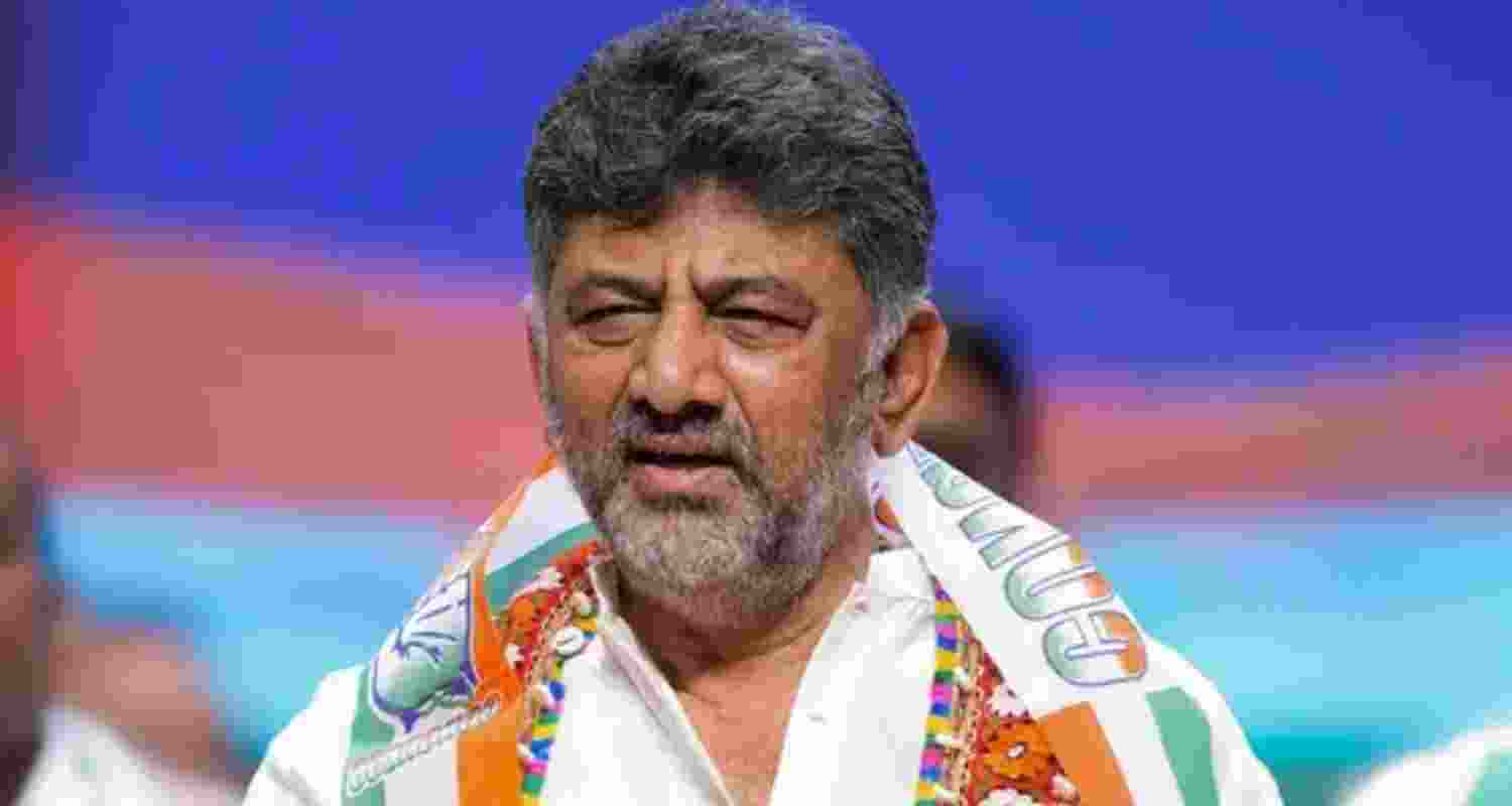 Karnataka Deputy Chief Minister DK Shivakumar - file image. Karnataka Deputy Chief Minister DK Shivakumar - file image.