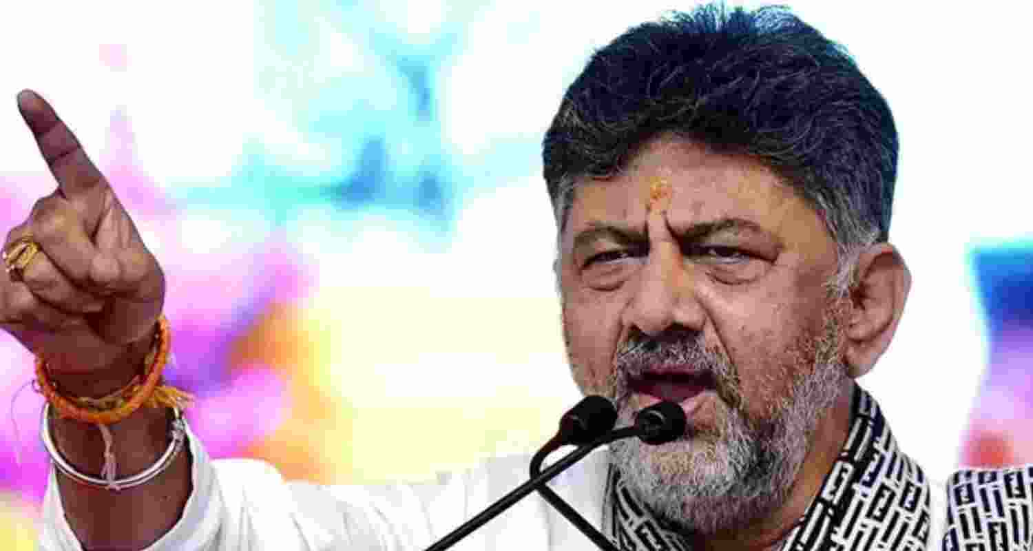 Karnataka Deputy Chief Minister DK Shivakumar - file image. Karnataka Deputy Chief Minister DK Shivakumar - file image.