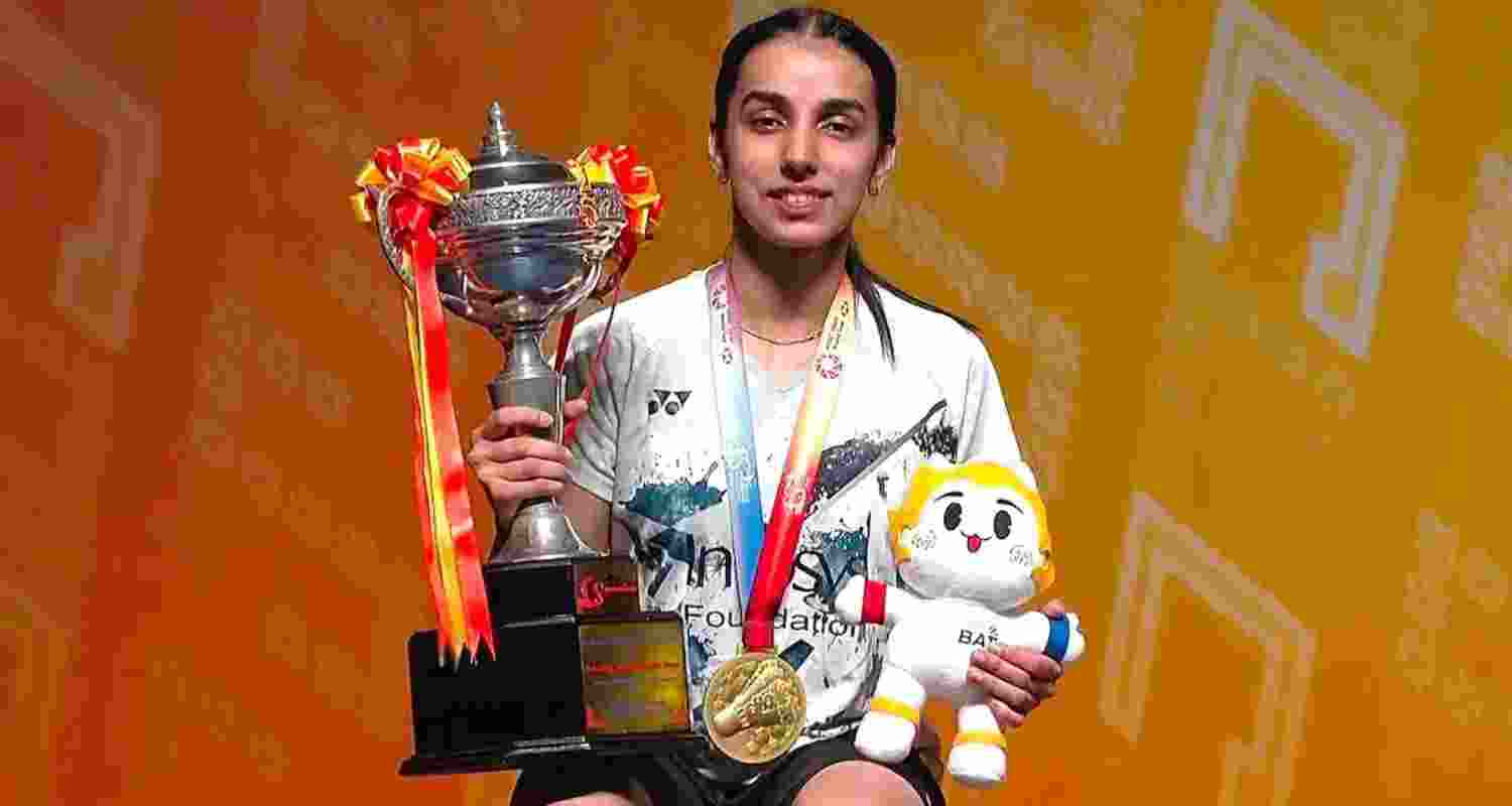 Ranked world No. 63, Devika trains under coach Umendra Rana at the Padukone-Dravid Centre for Sports Excellence in Bengaluru. Ranked world No. 63, Devika trains under coach Umendra Rana at the Padukone-Dravid Centre for Sports Excellence in Bengaluru.