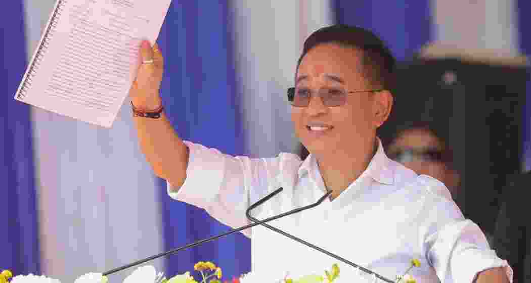 Sikkim Chief Minister Pawan Singh Tamang. Sikkim Chief Minister Pawan Singh Tamang.