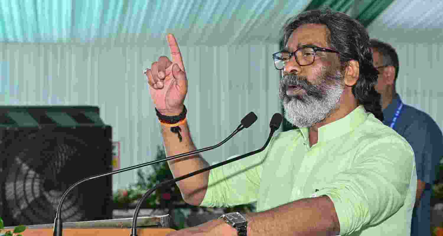 A file photo of Jharkhand Chief Minister Hemant Soren. A file photo of Jharkhand Chief Minister Hemant Soren.