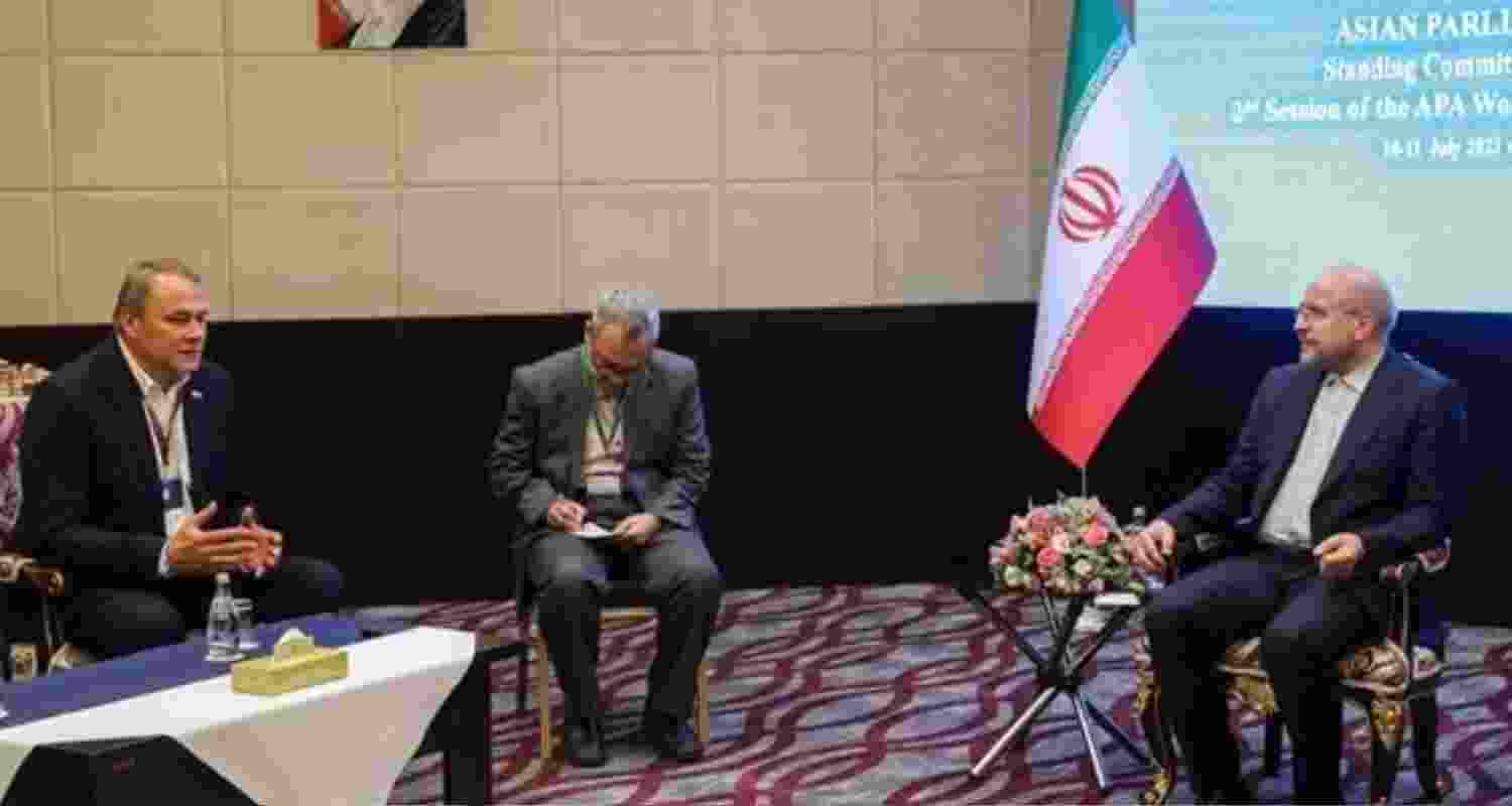 Iran’s parliament speaker warns of missile strikes on US bases if Washington intervenes as mass protests over economic crisis escalate across the country. Iran’s parliament speaker warns of missile strikes on US bases if Washington intervenes as mass protests over economic crisis escalate across the country.