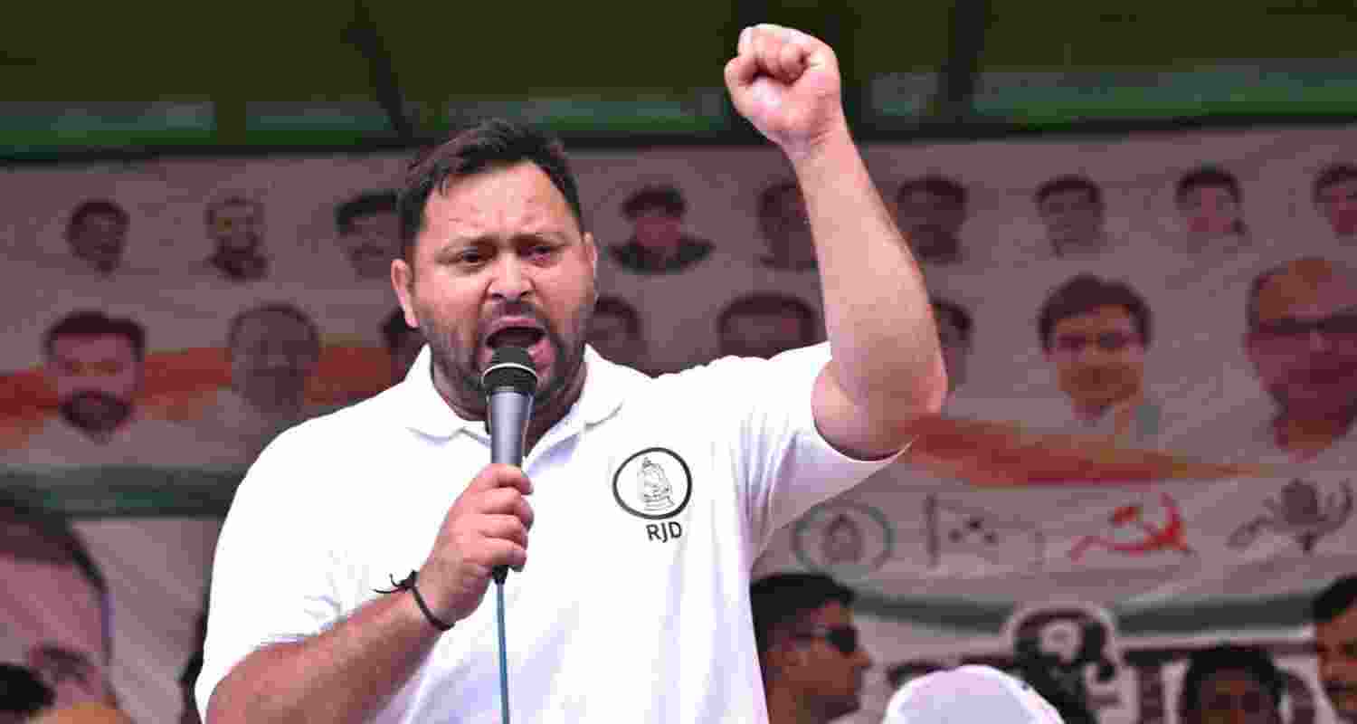 RJD leader Tejashwi Yadav. RJD leader Tejashwi Yadav.