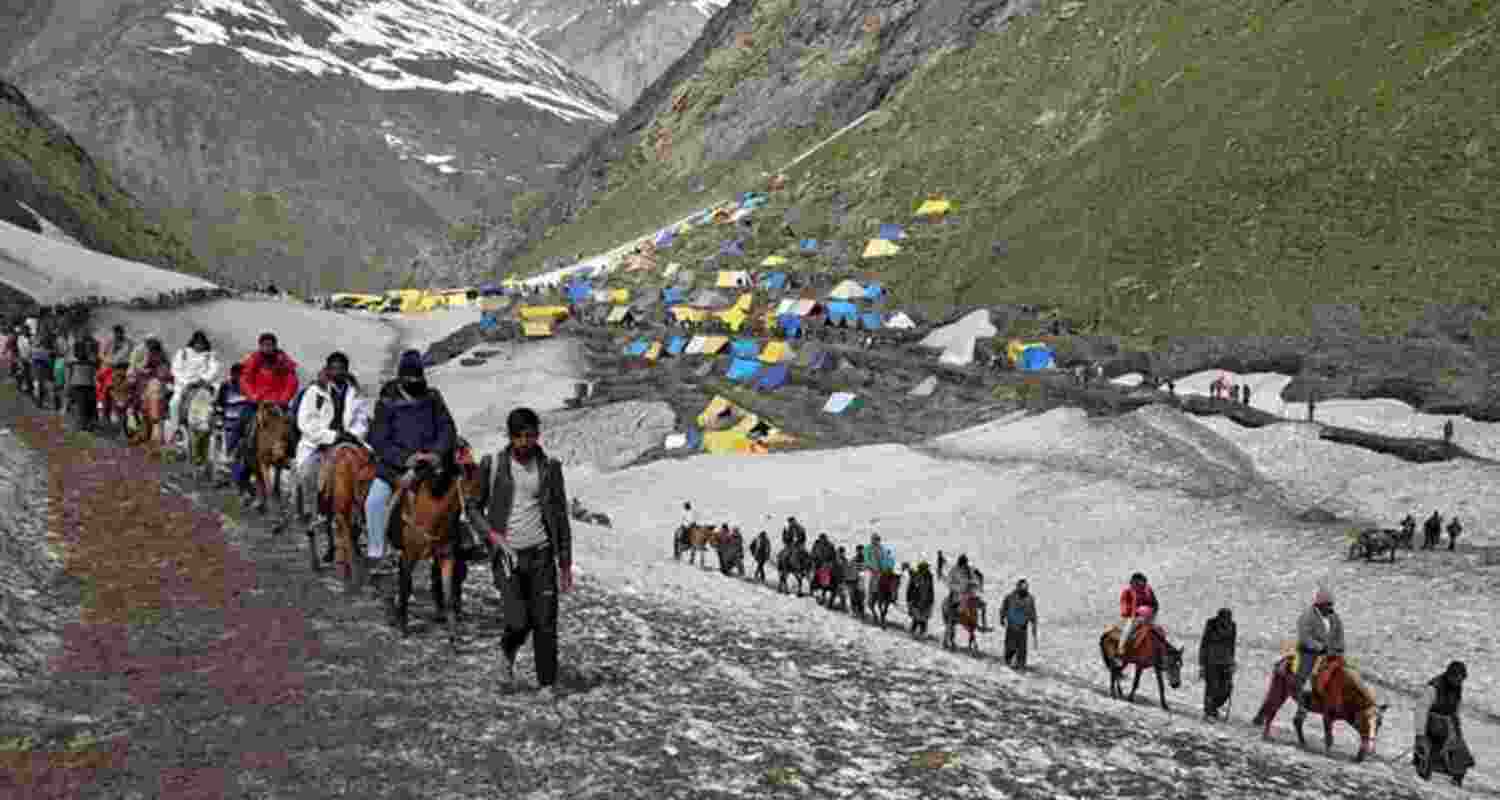 This marks the second instance when the yatra has been suspended. Earlier on July 17, the yatra was suspended due to heavy rains at both base camps in the Kashmir Valley. This marks the second instance when the yatra has been suspended. Earlier on July 17, the yatra was suspended due to heavy rains at both base camps in the Kashmir Valley.