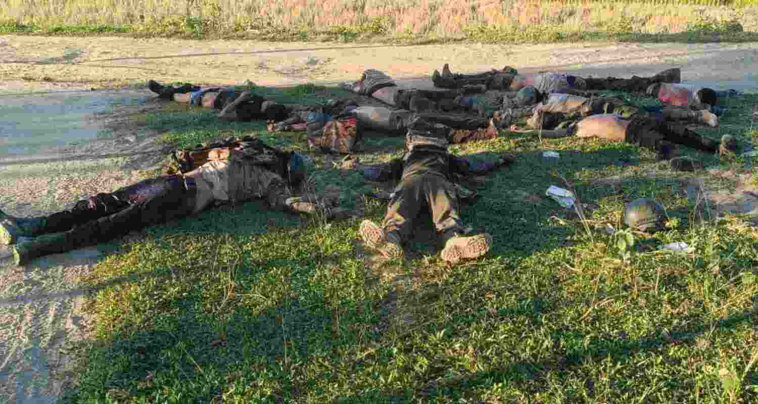 Security forces recover foreign rifles in Manipur. Security forces recover foreign rifles in Manipur.