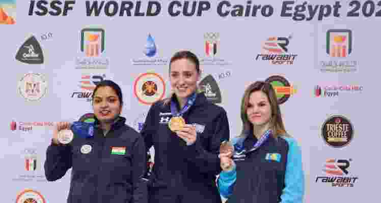ISSF, debut, Anuradha Devi, shooting, pistol, india, sports ISSF, debut, Anuradha Devi, shooting, pistol, india, sports