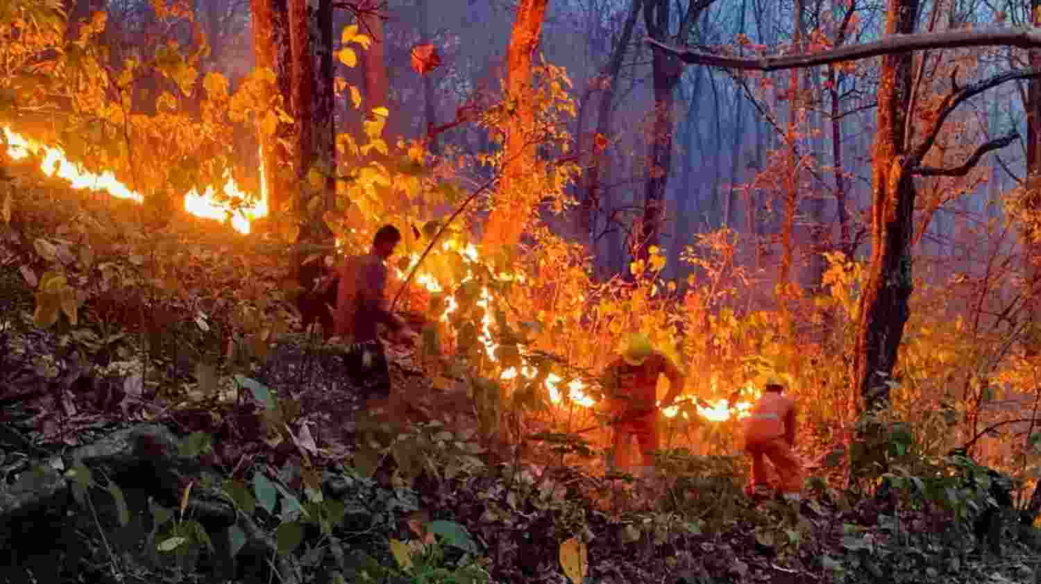 Forest flames engulf Uttarakhand: 68 fire incidents in 24 hours Forest flames engulf Uttarakhand: 68 fire incidents in 24 hours