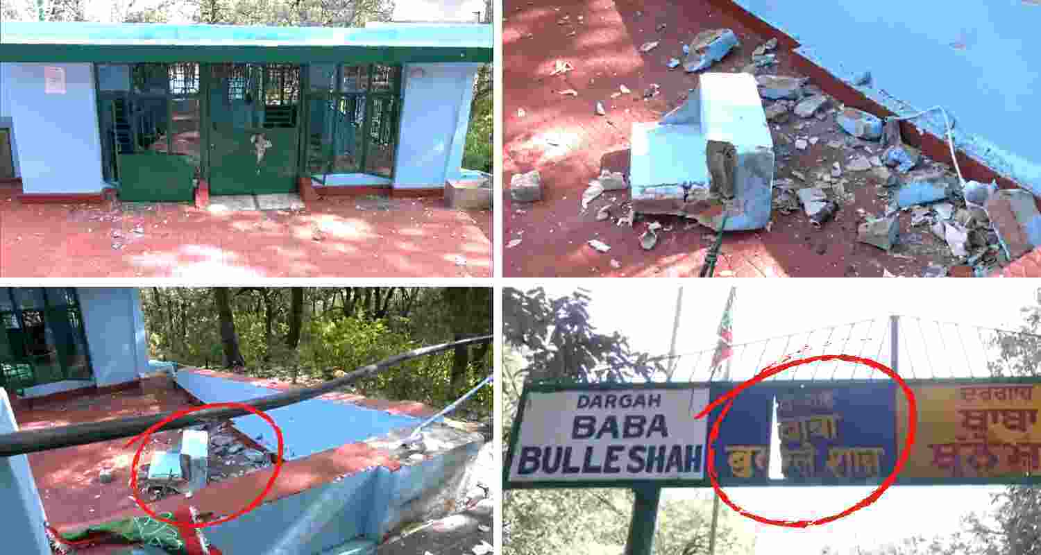 Shrine of Baba Bulleshah allegedly vandalised in Mussoorie, triggering protests; police deploy force and register case to maintain order Shrine of Baba Bulleshah allegedly vandalised in Mussoorie, triggering protests; police deploy force and register case to maintain order