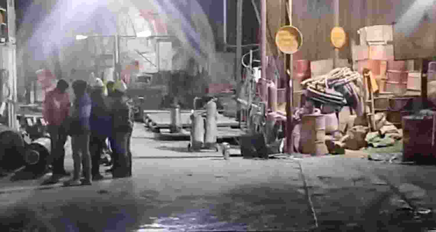 At least 88 people were injured after a loco train collided with a goods train inside the Vishnugad-Pipalkoti hydro project tunnel in Uttarakhand’s Chamoli district. At least 88 people were injured after a loco train collided with a goods train inside the Vishnugad-Pipalkoti hydro project tunnel in Uttarakhand’s Chamoli district.