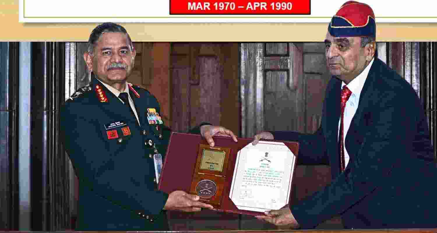 Army Chief Gen Upendra Dwivedi honours four veterans with Veteran Achievers Awards for nation-building, social service, tech leadership and youth empowerment Army Chief Gen Upendra Dwivedi honours four veterans with Veteran Achievers Awards for nation-building, social service, tech leadership and youth empowerment